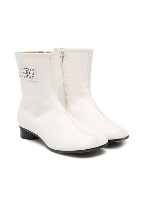 Stivaletti con logo MM6 KIDS MAISON MARGIELA | 809793